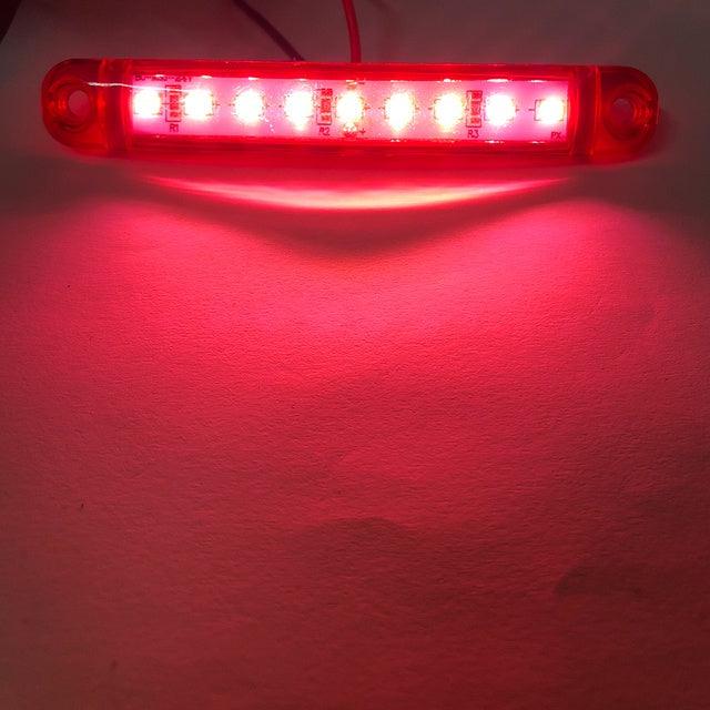 2PCS Led Warning Light 9 LEDs Indicator Car Side Sign Truck Light Lorry Warning Taillight Trailer Brake Lamp 12V 24V