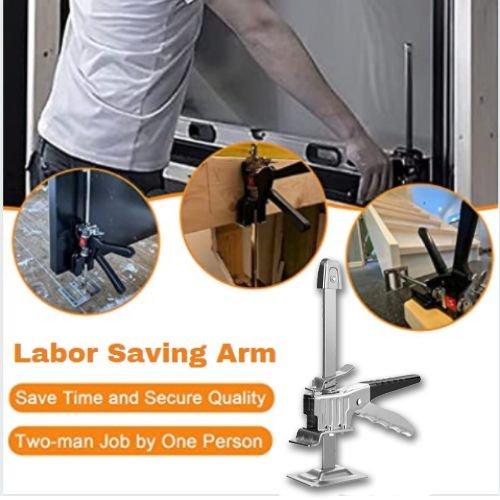 Labor Saving Arm - Effort Elevator Door Panel Lifting Cabinet Jack,Drywall Lift Up to 308 Lb, Board Lifter, Wall Tile Height Adjuster