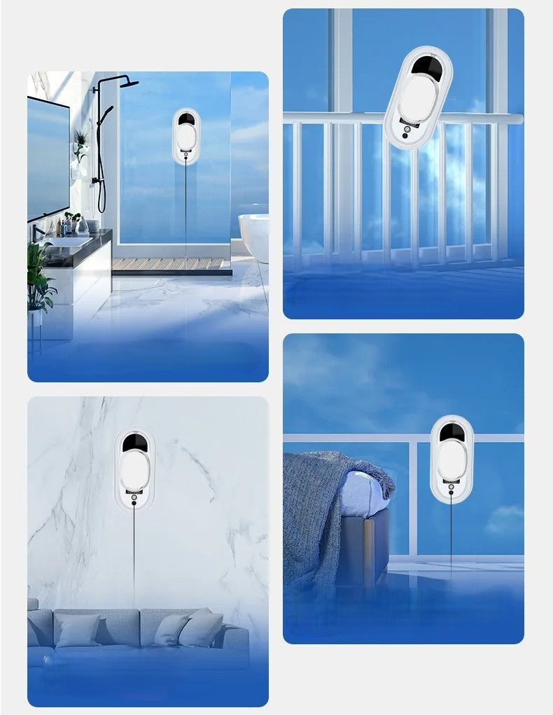 Smart Electric Window Cleaning Robot – Remote-Controlled Glass Vacuum for Effortless, Streak-Free Shine on Every Surface at Home