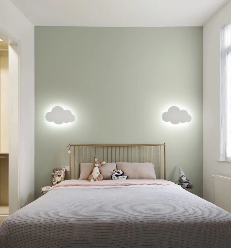 LED Cloud Wall Lamp – Dreamy Baby Room & Bedroom Décor with Warm Glow & Touch Control