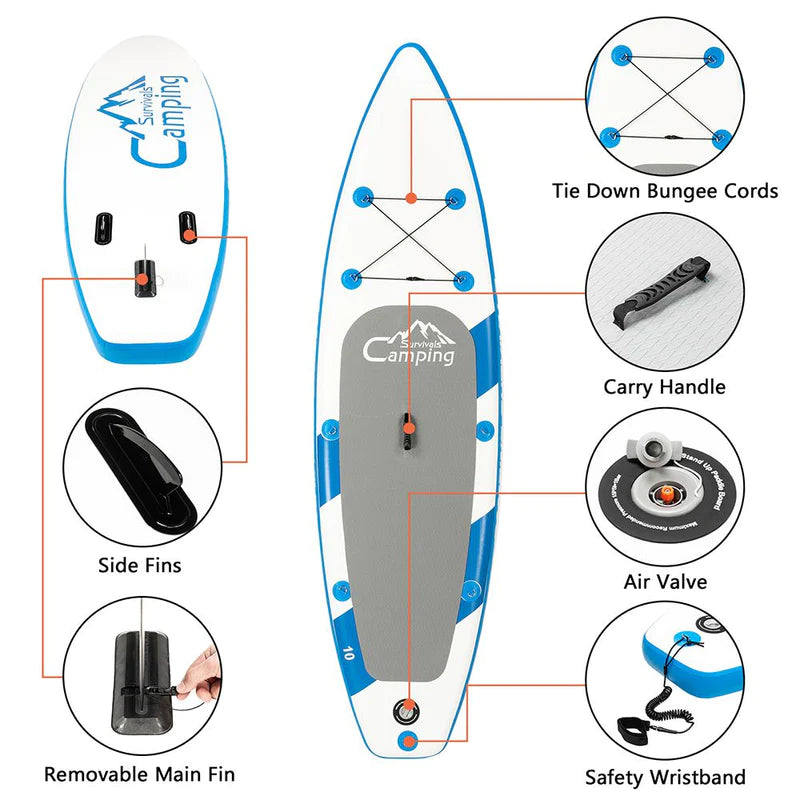 11 Feet Paddle Inflatable Surfboard