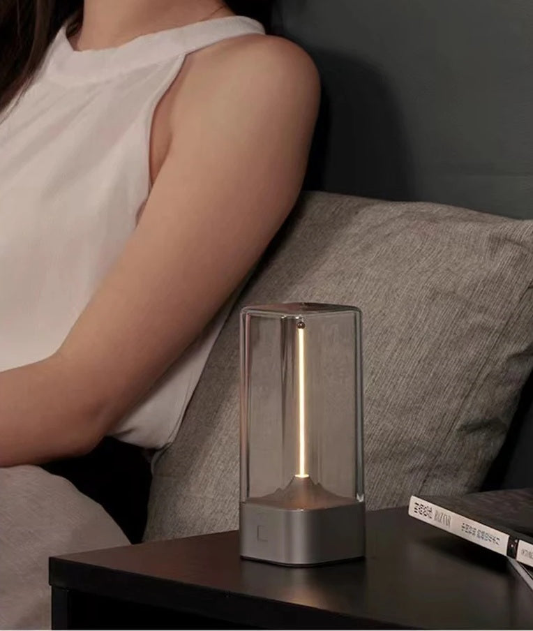 Quantum Magnetic Suction Lamp - USB Rechargeable Infinite Dimming Touch Light for Bedroom, Dorm Desk & Cozy Camping Atmosphere