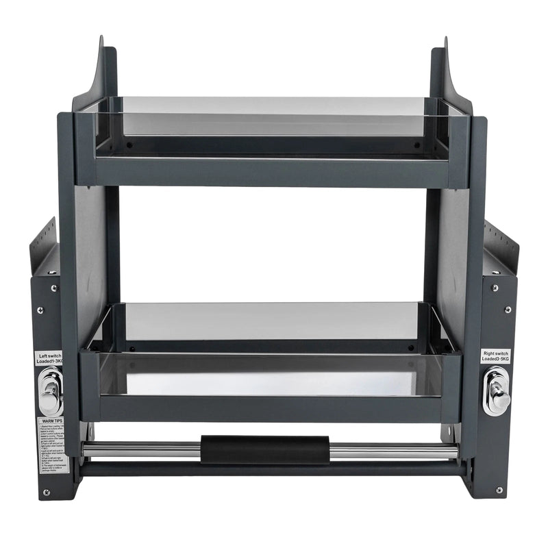 Space-Saving Pull Down Kitchen Shelf – 24" Cabinet Storage for Ultimate Convenience