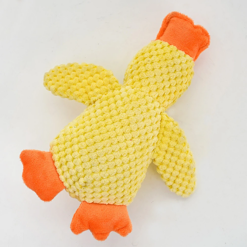 Plush Duck Chew Toy – Squeaky & Bite-Resistant for Calming Puppies & Teething Relief