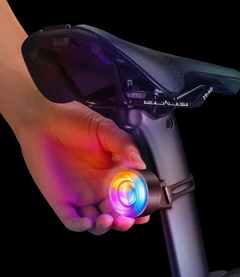 Smart Sensor Bike Tail Light – Waterproof COB Cycling Safety Light with Multiple Modes