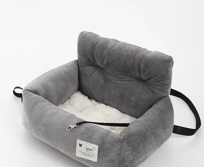 Foldable Dog Car Seat Bed – Adjustable Non-Slip Bottom Seat for Safe and Cozy Dog & Cat Travel Experience