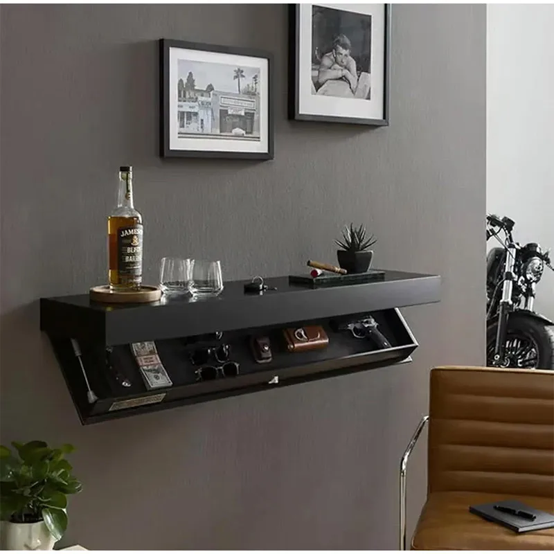 Floating Wall Shelf – Hidden Compartment Wooden Storage for a Touch of Magic in Your Space