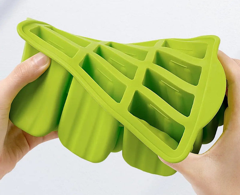 Summer Silicone Popsicle Molds with Wooden Sticks – DIY Ice Cream Kitchen Tool for Kids' Cool Snacks