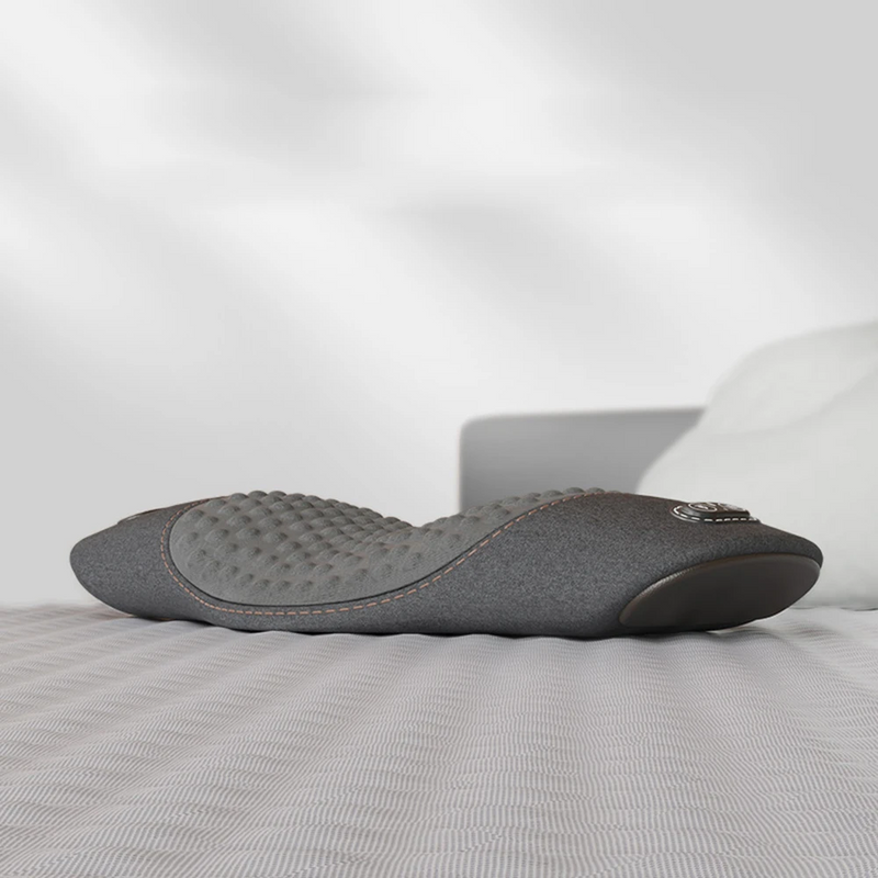 Heated Waist Support Pillow – Vibrating Massage Sleep Pad for Lumbar Pain Relief & Comfort