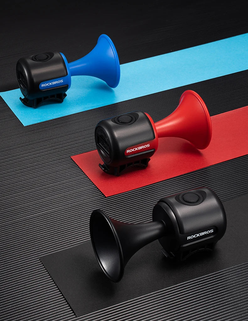 Electric Bike Horn – Loud Waterproof Bicycle Bell for Safety with Clear Alarm Sound for Day & Night Riding