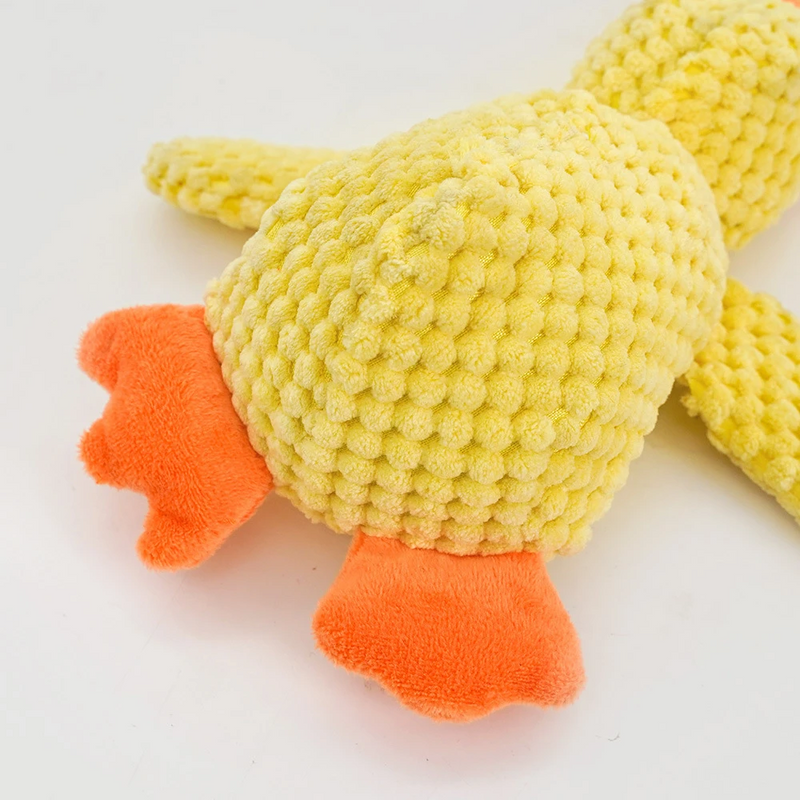 Plush Duck Chew Toy – Squeaky & Bite-Resistant for Calming Puppies & Teething Relief
