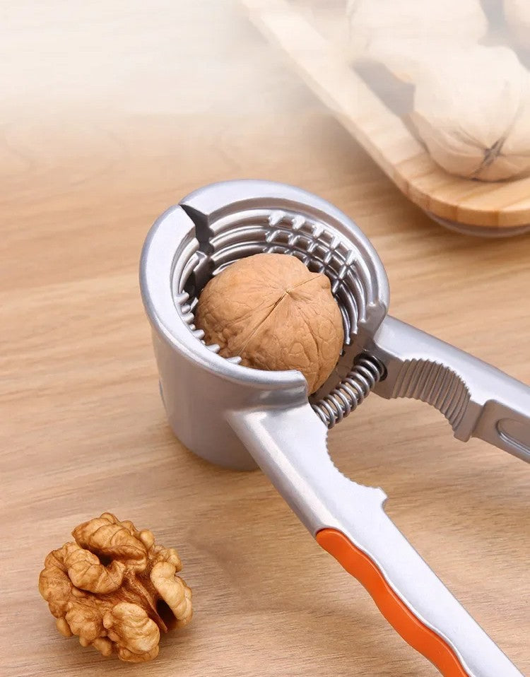 Heavy-Duty Nutcracker Tool – Crack Almonds, Walnuts, Hazelnuts & Pecans with This Easy Grip Kitchen Shell Breaker