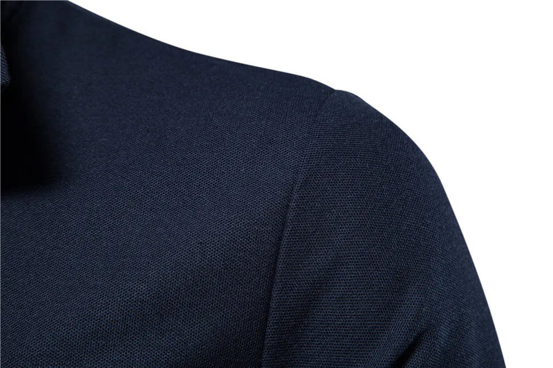 Embroidered Cotton Polo Shirts – Slim Fit Cotton Polos for Men with Casual Solid Color and Elegant Touch