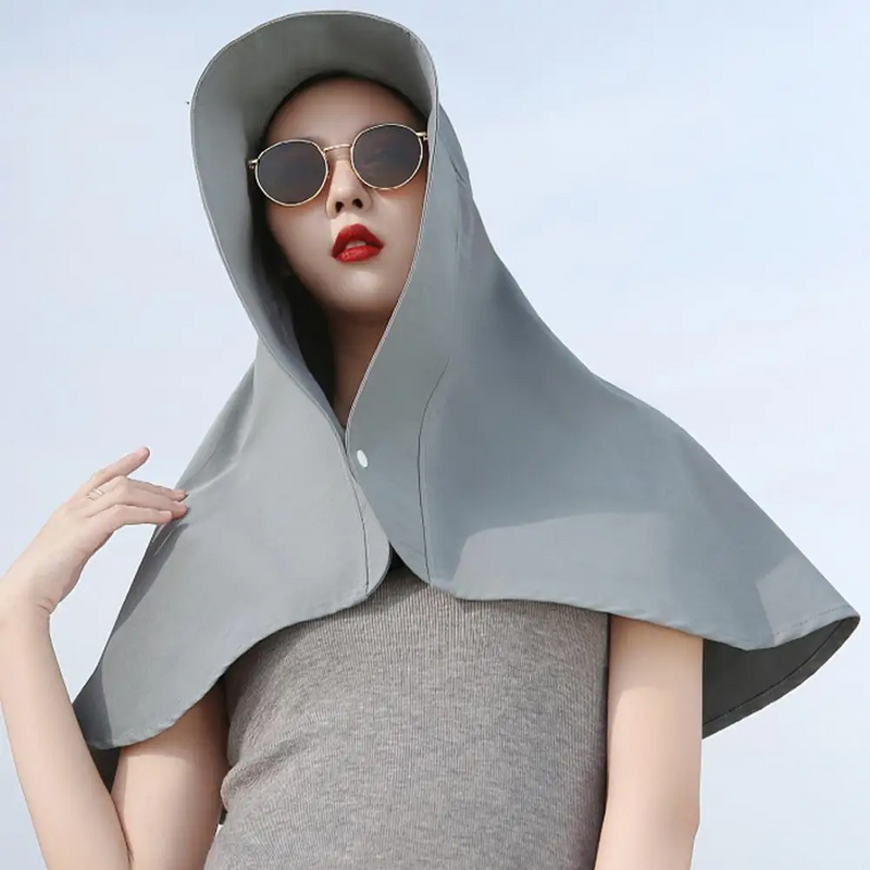 Moisture-Wicking Wide Brim Sun Hat – Breathable, Quick-Dry & Skin-Friendly UV Protection Hoodie Hat