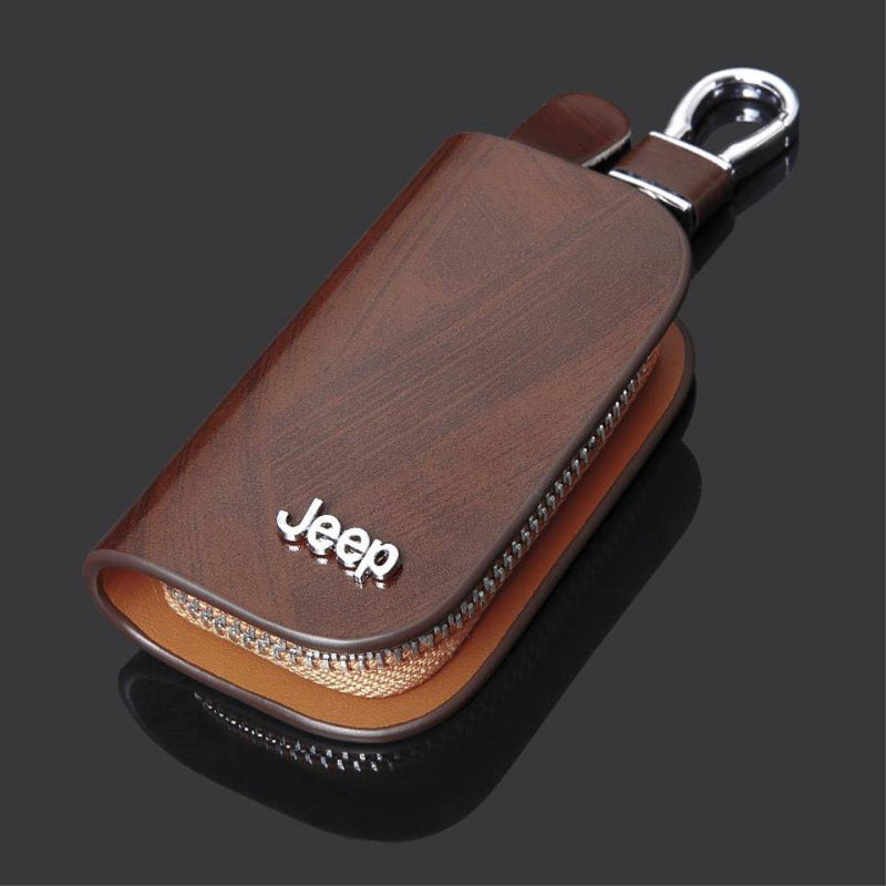 Custom Car Key Fob Leather Case With Your Logo, Fob Cover Protector, Keys Holder Keychain Accessories  For Ford, Mercedes, Toyota, Lexus, Honda