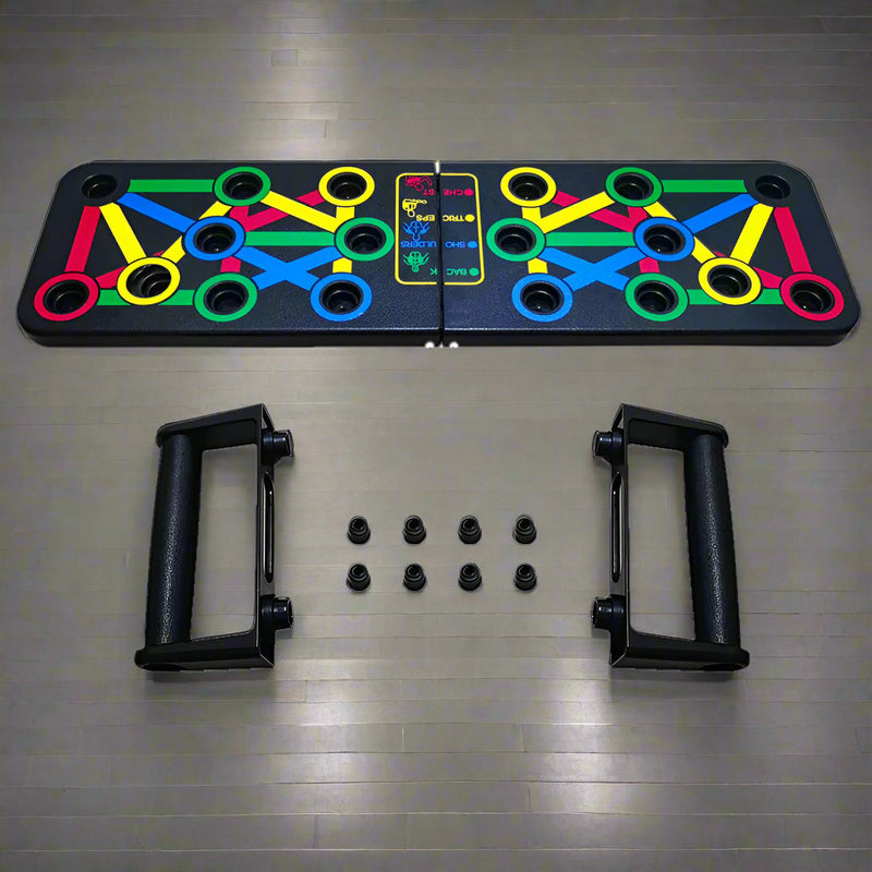 14-in-1 Push-Up Rack Board | Non-Slip, Portable Fitness Equipment for Home Workouts & Muscle Training