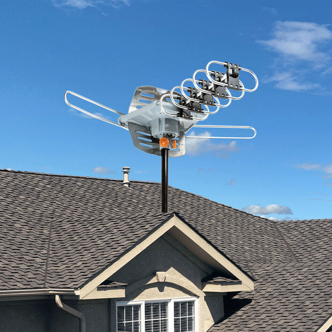 150 Miles Digital Long Range Outdoor HDTV Antenna. Remote Tv Antenna