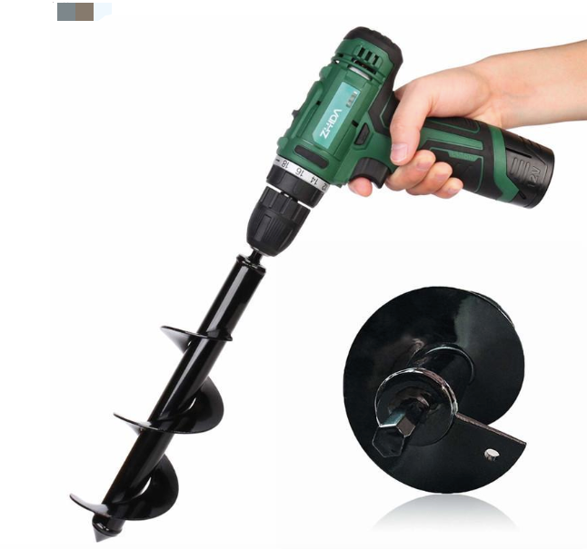 Spiral Garden Auger | Cordless Drill Bit