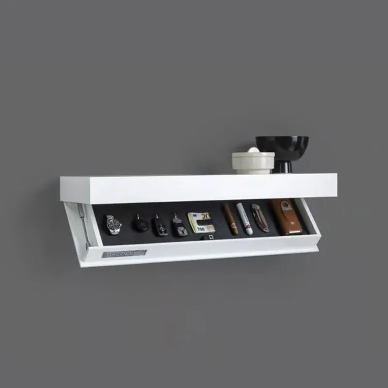 Floating Wall Shelf – Hidden Compartment Wooden Storage for a Touch of Magic in Your Space