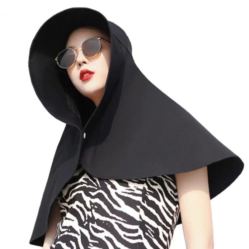 Moisture-Wicking Wide Brim Sun Hat – Breathable, Quick-Dry & Skin-Friendly UV Protection Hoodie Hat