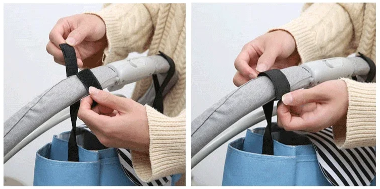 Stroller Bag Organizer – Universal Baby Accessories Trolley Bag with Cup Holder for Newborn Travel Convenience