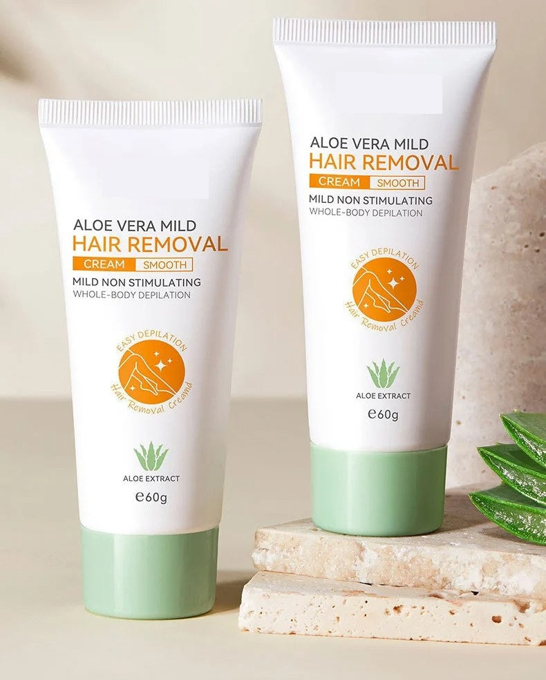 Semi-Permanent Painless Hair Removal Cream – Effective Underarm and Body Depilatory that Inhibits Hair Growth for Silky Smooth Skin