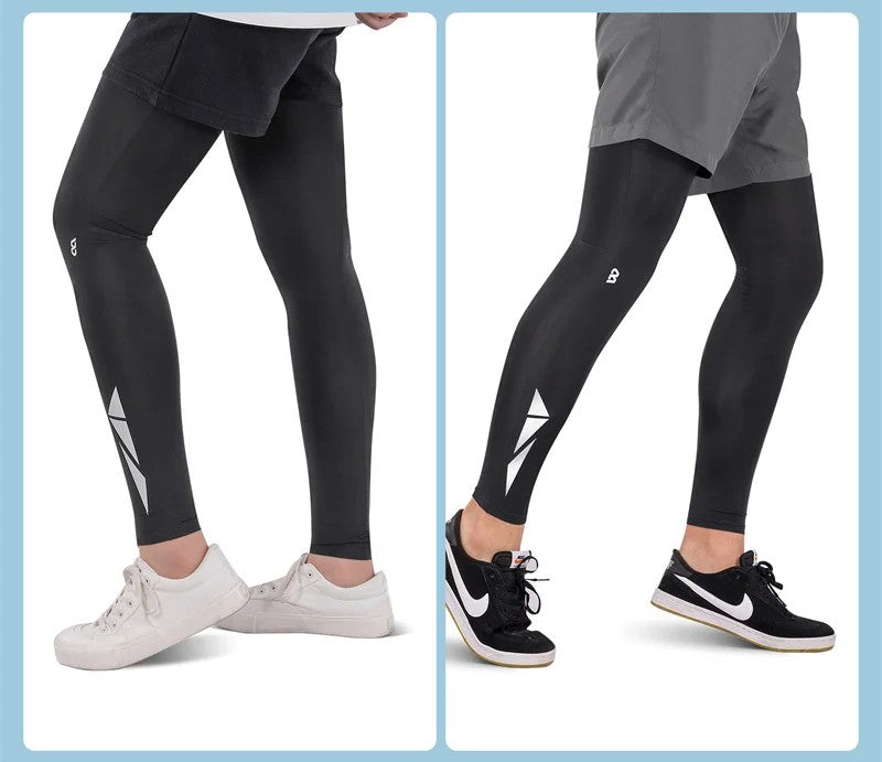 Cycling Leg Covers – Breathable Ice Silk Protectors for Outdoor Sports Safety