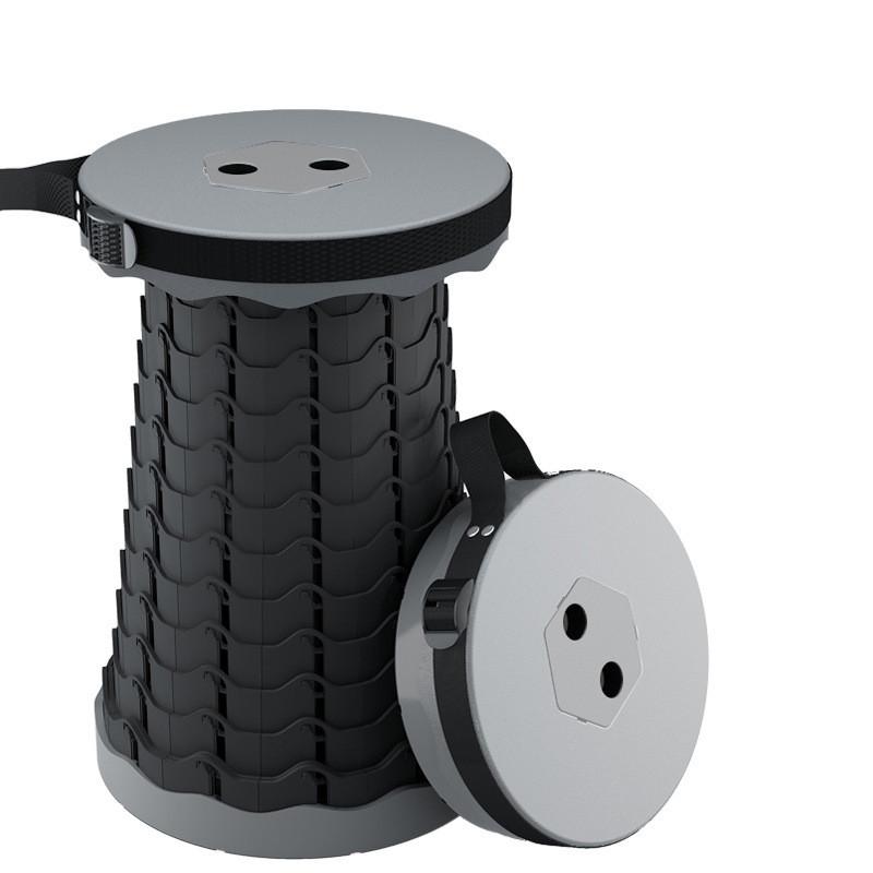 Adjustable Travel Telescopic Folding Stool