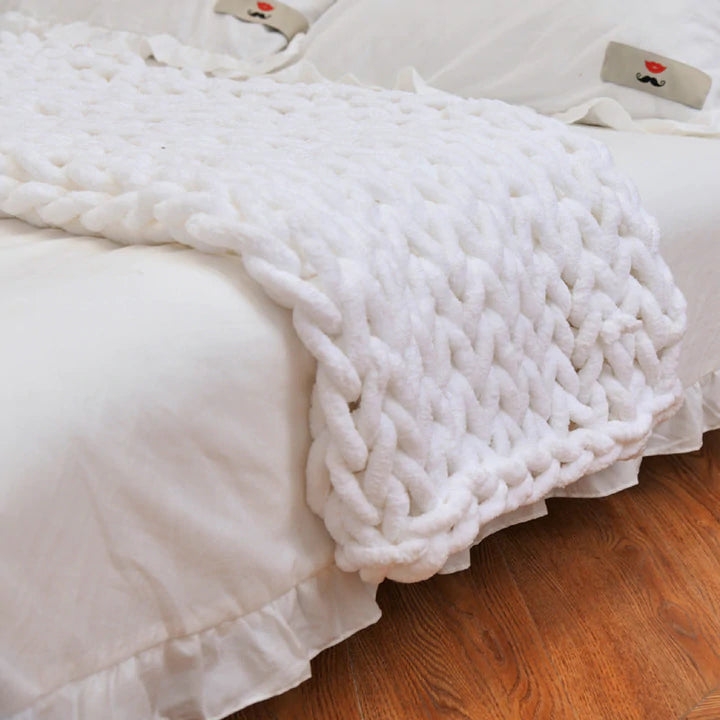 Premium Hand-Knitted Blanket