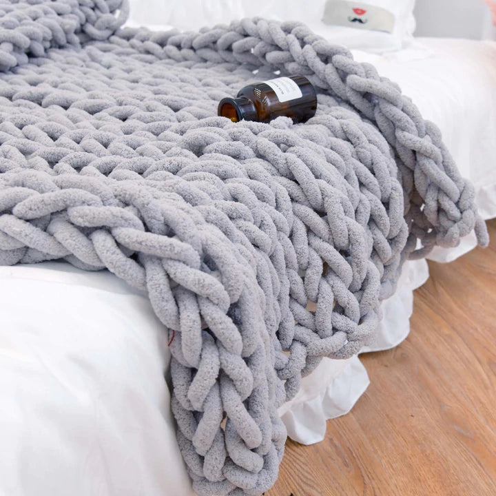 Premium Hand-Knitted Blanket