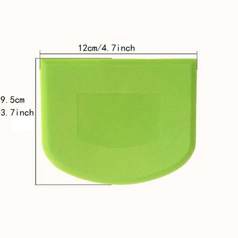 1pc Plastic Cake Cream Spatula Dough Knife Butter Scraper With Plain Smooth Edge Baking Tool For RV
