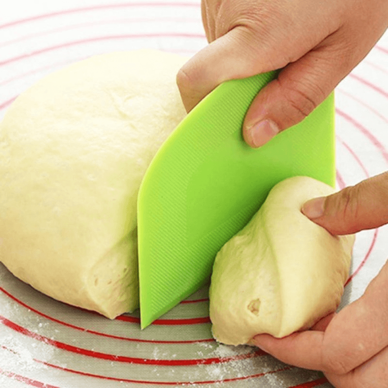 1pc Plastic Cake Cream Spatula Dough Knife Butter Scraper With Plain Smooth Edge Baking Tool For RV