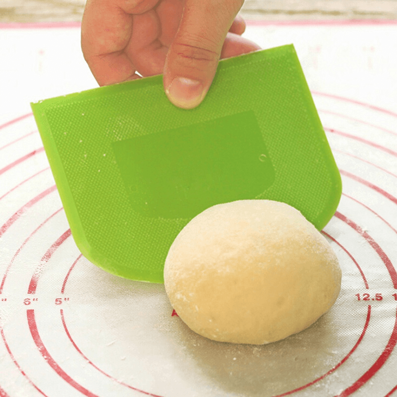 1pc Plastic Cake Cream Spatula Dough Knife Butter Scraper With Plain Smooth Edge Baking Tool For RV