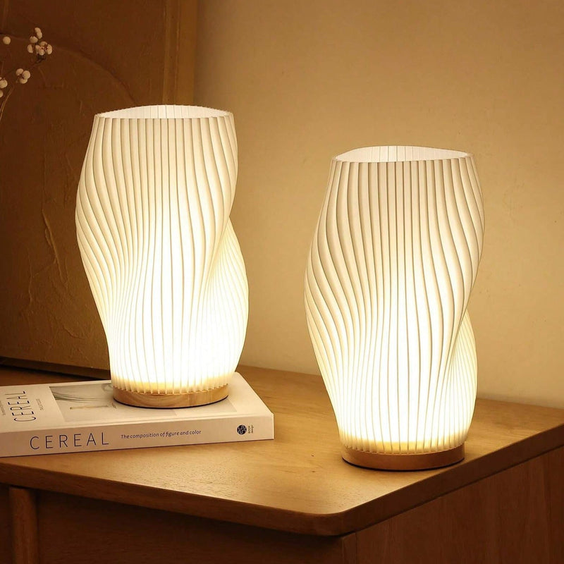Waveluxe - Elegant USB lamp with double light screens