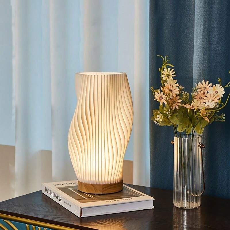 Waveluxe - Elegant USB lamp with double light screens