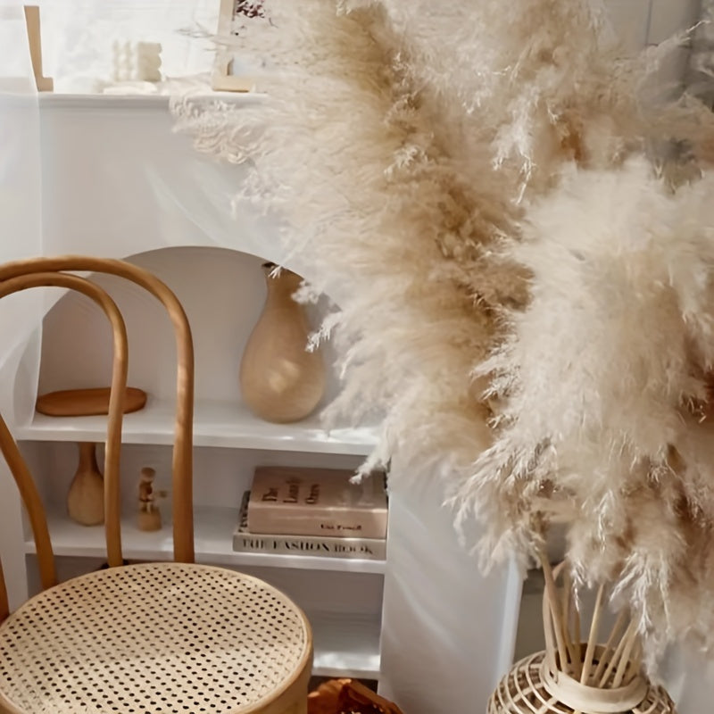 Dried Pampas Grass & Wild Flowers –30 pcs Pampas Elegant Boho Wedding Decor, Summer Table Centerpiece or Thoughtful Gift for Seasonal Celebrations