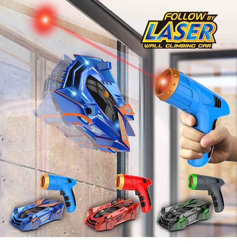 Zero Gravity Laser Racer Wall Climbing RC Car Toy