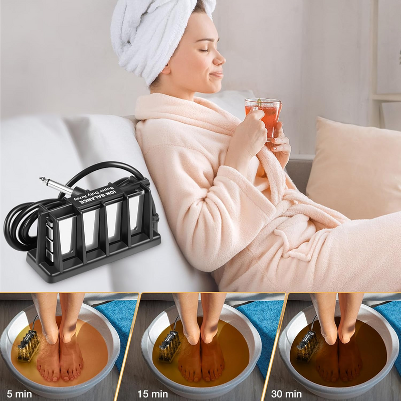 2 Pack Arrays for Ionic Detox Foot Bath Machine, Foot Detox Machine Replacement Arrays, Detox Foot Bath Array for Ionic Detox Foot Bath Spa, Easy to Clean Ion Foot Spa Aarrays (4Pack-L)