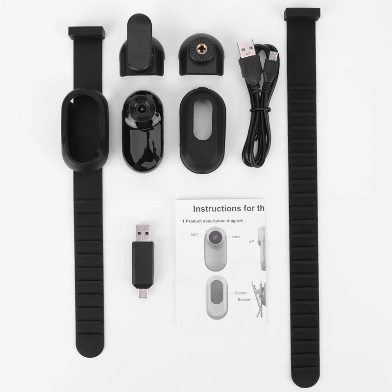 Dog Tracking Collar Camera – HD 1080P WiFi-Free Pet Camera with 32G Card for Real-Time Security & Birthday Memories of Cats & Dogs