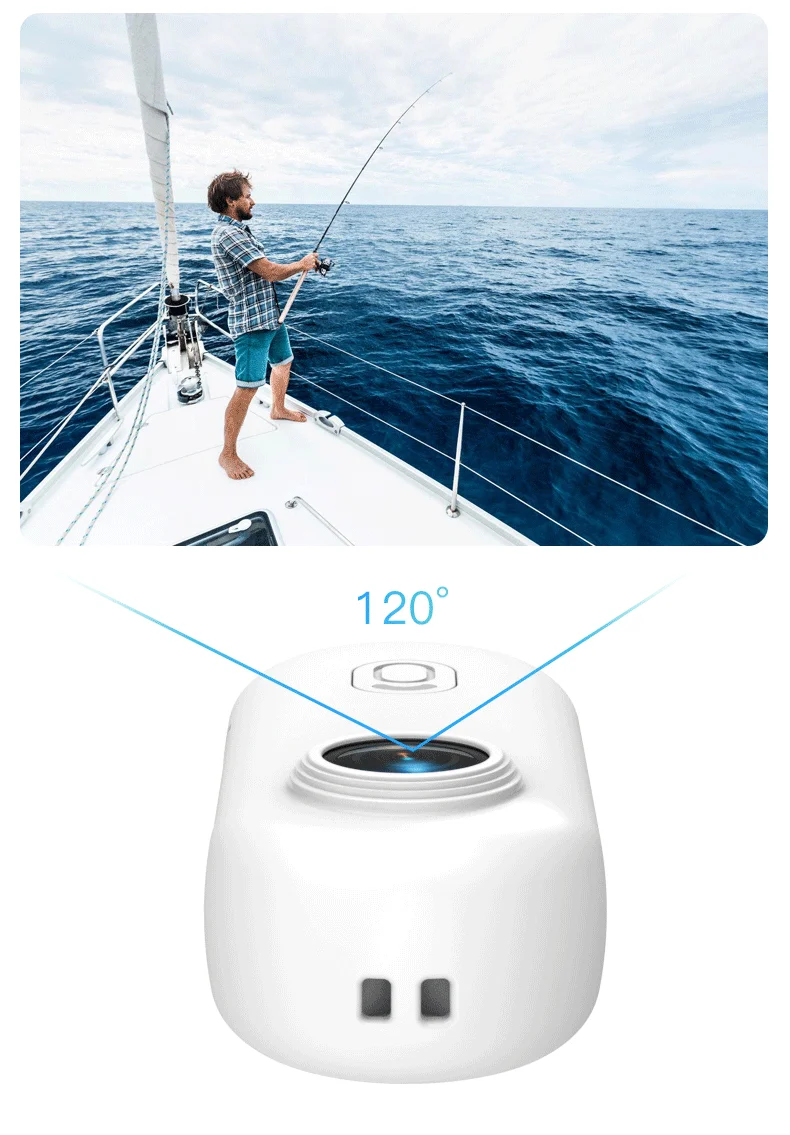 Ultra-Compact 4K WiFi Action Camera – Wireless Mini Bodycam for Motorcycle Helmet Perfect for Capturing Every Outdoor Adventure