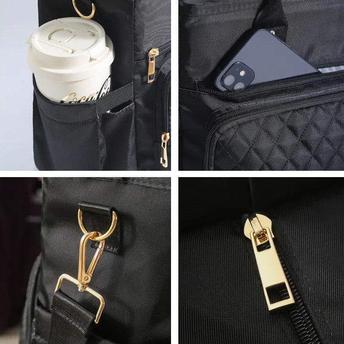 Chic Large-Capacity Lunch Tote Bag – Insulated & Waterproof for Work, Travel, Picnics & Mommy Essentials