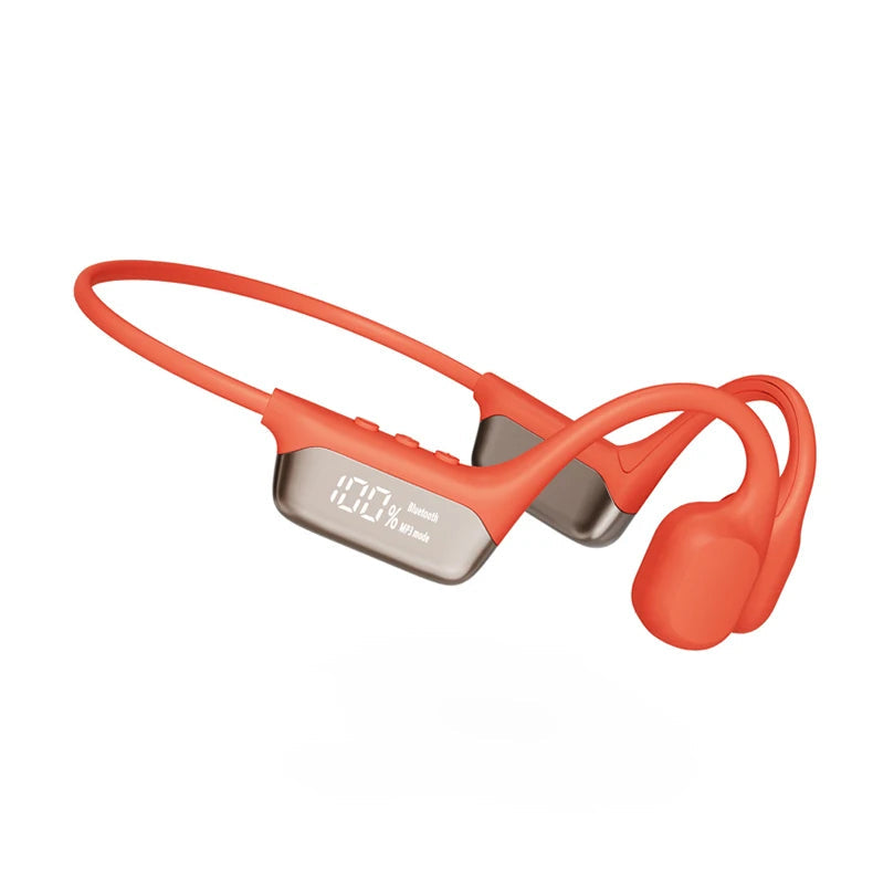 Waterproof Bone Conduction Swimming Earphones – Bluetooth 5.4 MP3 Headset (32GB)