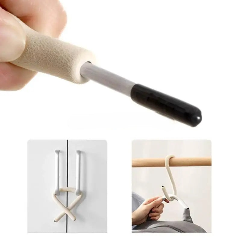 Flexible S-Hooks for Bags & Phones – Bendable Multi-Function Hooks for Hanging, Cupboard Locking, Phone Standing & More Uses