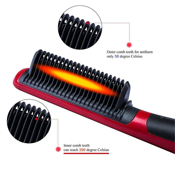 BEARD STRAIGHTENER BRUSH