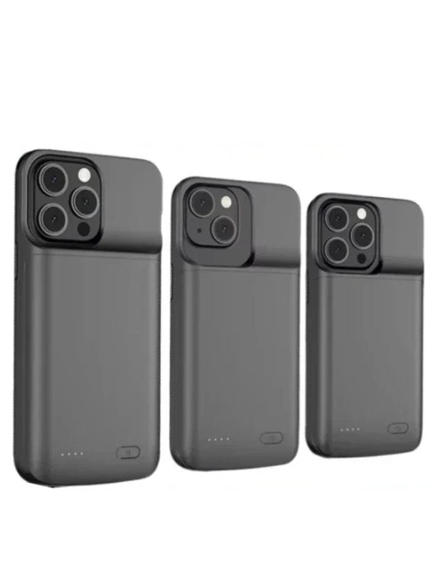 iPhone Battery Case – 6800mAh Power Bank Charger Cover for Extended Mobile Use