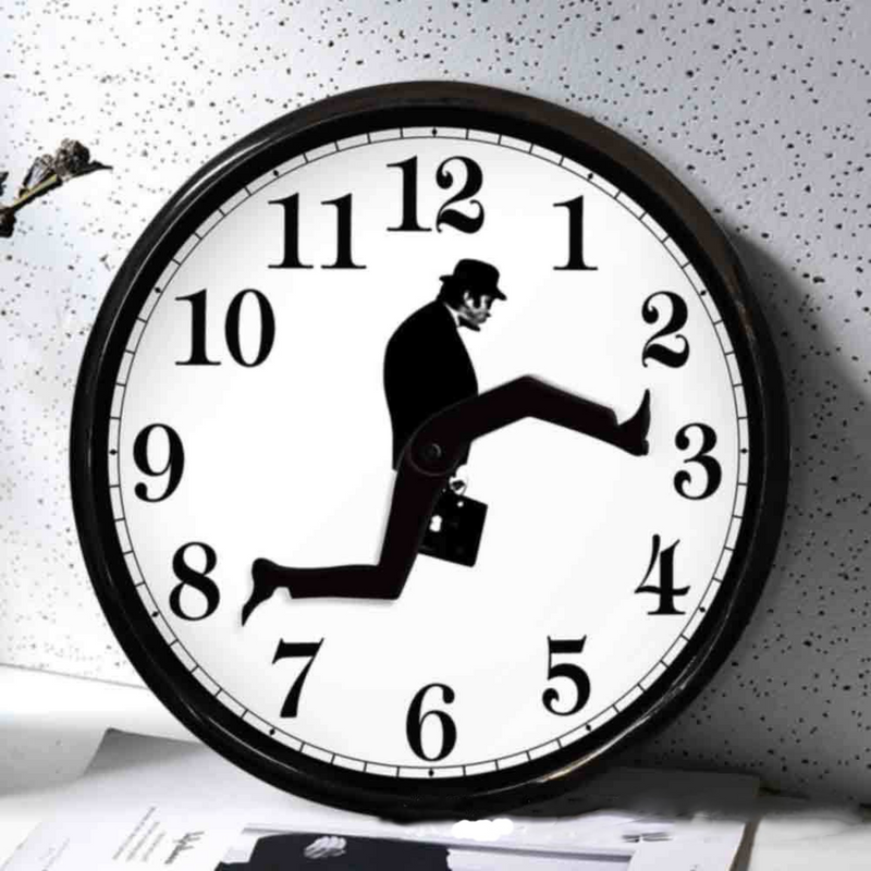 Silly Walk Wall Clock