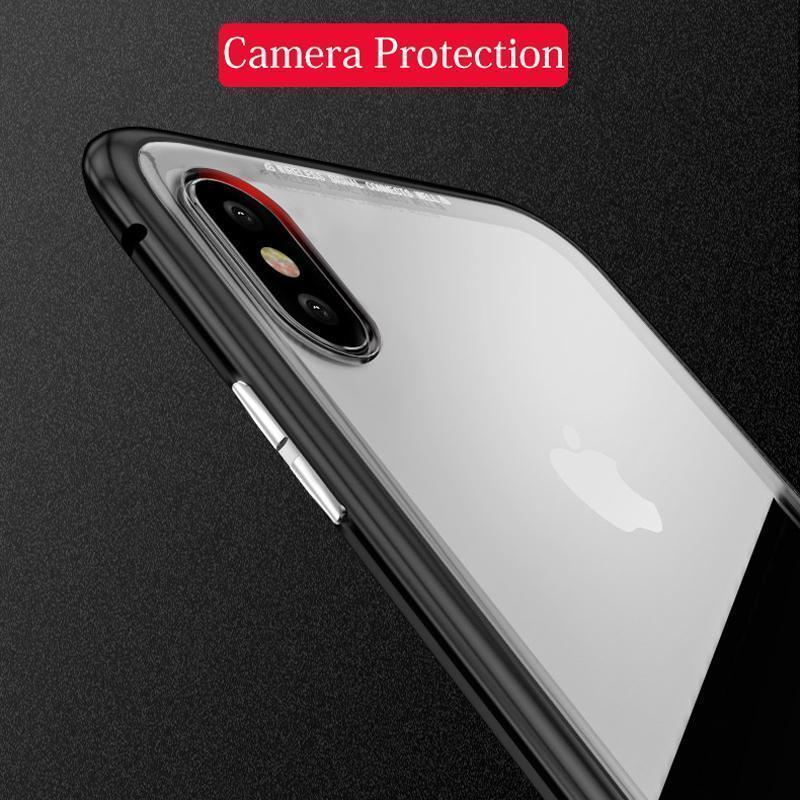 2019 Upgraded Magnetic Adsorption Two Side iPhone Case
