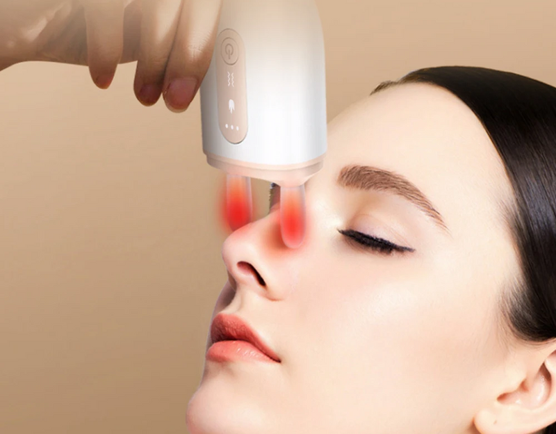 Ultrasonic Nose Lifting Massage Device – Reduces Nasal Swelling, Clears Sinuses, and Lifts Facial Contours with Hot Compress Therapy