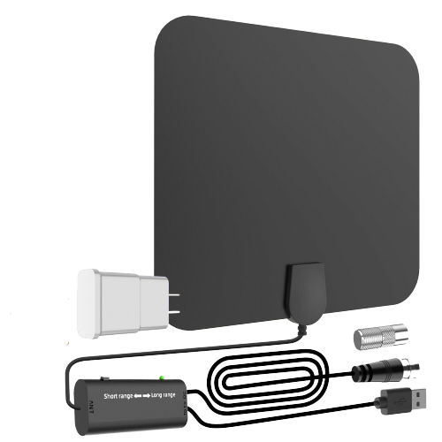 3600 Miles Indoor Digital Amplified HDTV Antenna W/ Signal Booster 4K 1080P HDTV Amplified Signal