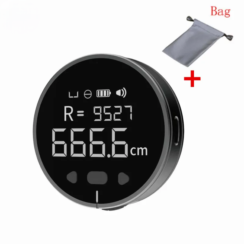 Smart Electronic Measuring Ruler Tape – HD LCD Rechargeable Digital Measuring Tool for Lines, Curves & Objects